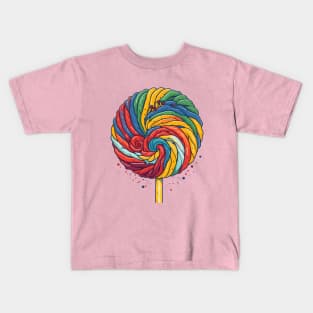 Colorful lollipop Kids T-Shirt